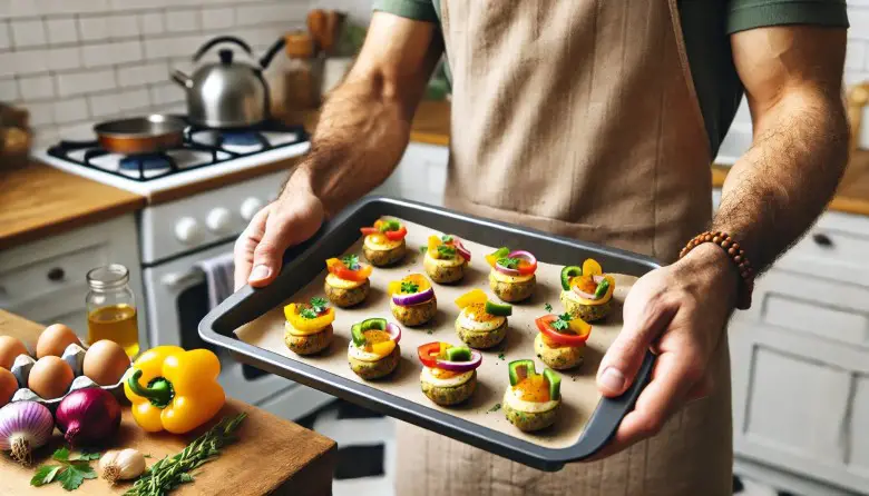 Mushroom and Swiss Gluten Free Egg Bites