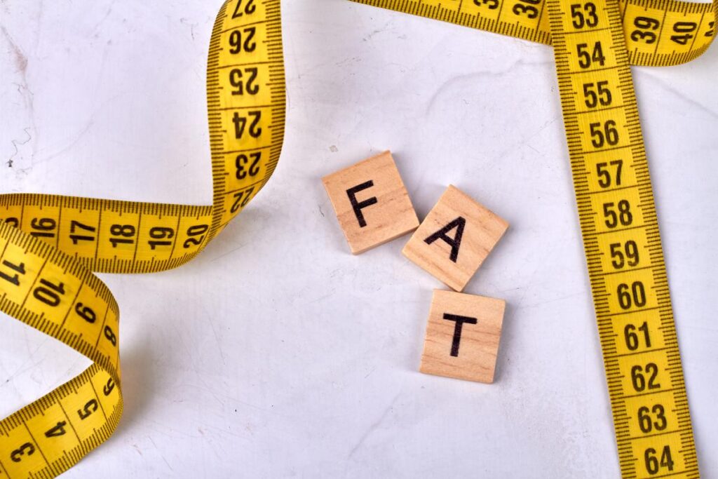muscle fat ratio diagram