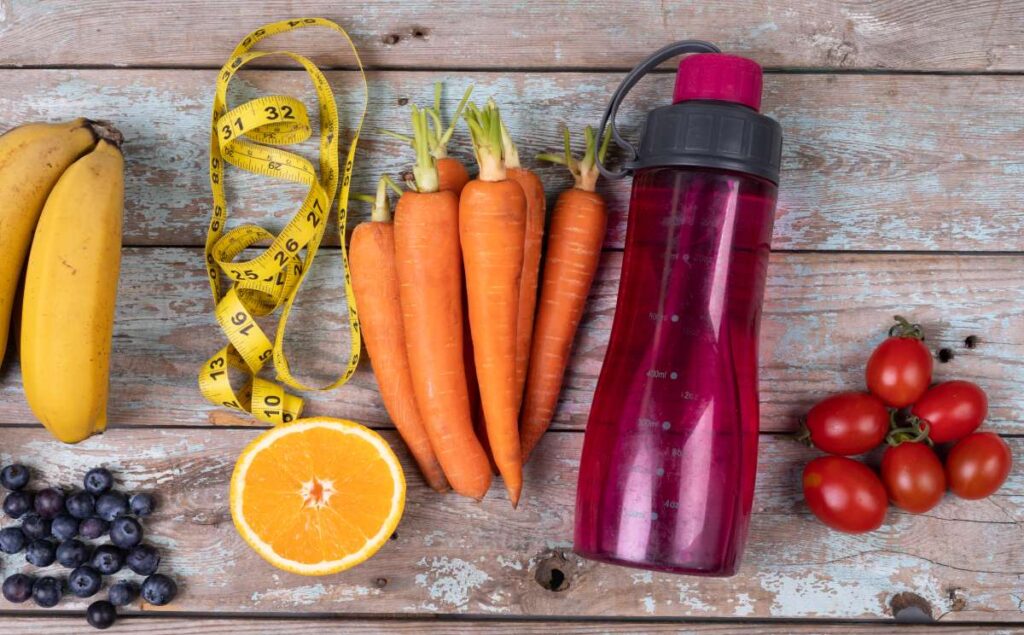 fitness nutrition timeline infographic